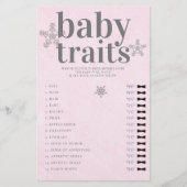 Guess Baby Kenmerken Douche Spel Roze Winter Meisj Flyer (Voorkant)