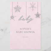 Guess Baby Kenmerken Douche Spel Roze Winter Meisj Flyer (Achterkant)