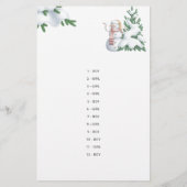 Guess Boy Of Meisje Tales Winter Baby shower Spel (Achterkant)