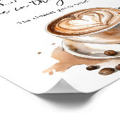 Guess How Many Coffee Beans Party Game Poster (Hoek)