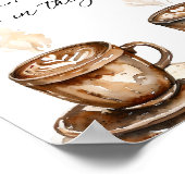 Guess How Many Coffee Beans Shower Game Poster (Hoek)