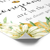 Guess How Many Honeycomb Bee Bridal Shower Game Poster (Hoek)