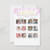 Guess the Age Bridal Shower Pink game Kaart (Voorkant)