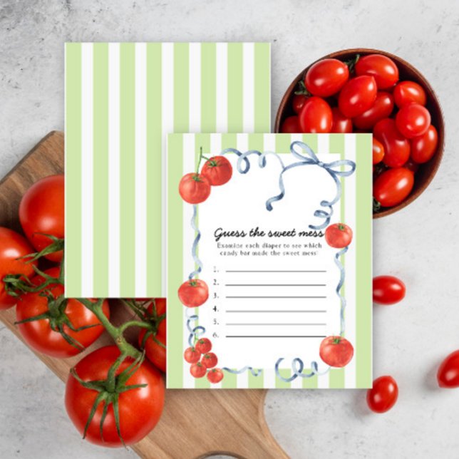 Guess the Sweet Mess game - Tomato (Creator heeft geüpload)