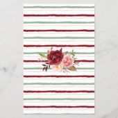 Guess the Wine Bridal Shower Marsala Game Card Flyer (Achterkant)