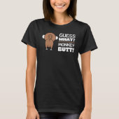 Guess What Monkey Butt Monkey's Butts Monkey Joke T-shirt (Voorkant)
