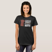 Guess What Monkey Butt Monkey's Butts Monkey Joke  T-shirt (Voorkant volledig)