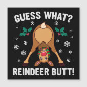 Guess What Reindeer Butt Christmas Joke (Voorkant)