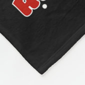 Guess What Reindeer Butt Funny Christmas Humor Red Fleece Deken (Hoek)