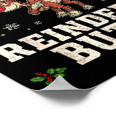 Guess What Reindeer Butt Funny Christmas Poster (Hoek)
