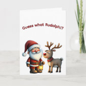 Guess What, Rudolph? Kaart (Voorkant)
