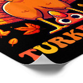 Guess What Turkey Butt Funny Thanksgiving Boys Tod Poster (Hoek)