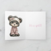 Guess What We Know – Gender Reveal Card Kaart (Binnen)