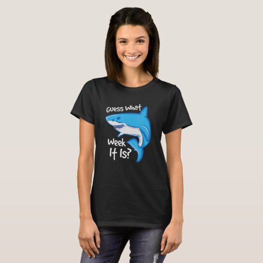 Guess What Week It Is Hammerhead Marine Biologists T-shirt (Voorkant volledig)