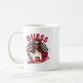 Guess Who Back Jesus Funny Easter Religious Mannen Koffiemok (Links)