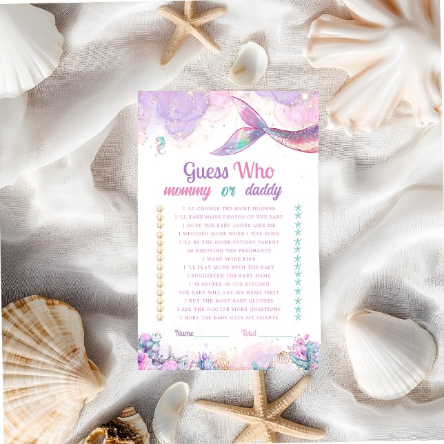 Guess Who Mommy Daddy Mermaid Game (Creator heeft geüpload)
