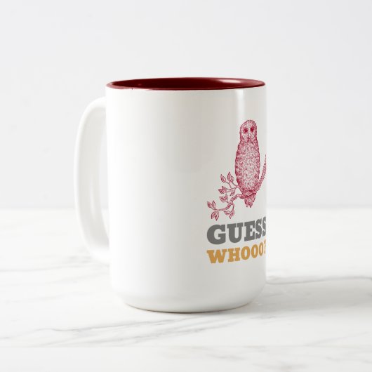 Guess Whooo Owl Mok (Voorkant links)