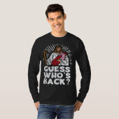 Guess Whos Back Jesus Easter Religious Men Women K T-shirt (Voorkant volledig)