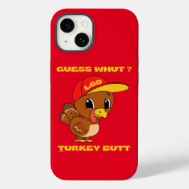 GUESS WHUT ?TURKEY MAAR grappige Thanksgiving Case-Mate iPhone 14 Hoesje