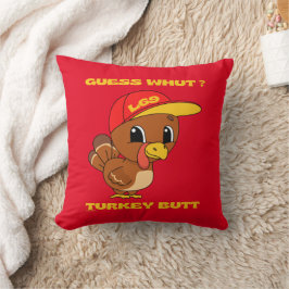 GUESS WHUT ?TURKEY MAAR grappige Thanksgiving Kussen