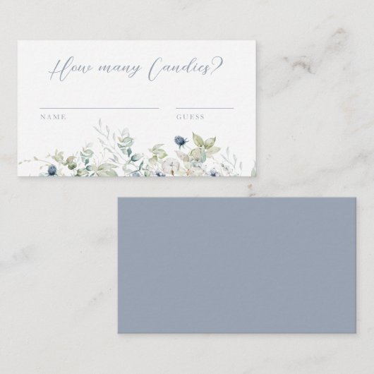 Guessing Game Vrijgezellenfeest Enclosure Kaart (Voorkant / Achterkant)