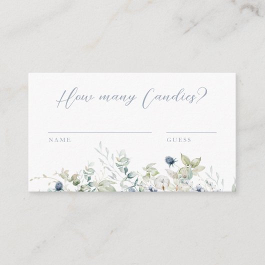 Guessing Game Vrijgezellenfeest Enclosure Kaart (Voorkant)