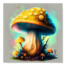 Guessowii Amanita Muscaria-Poster