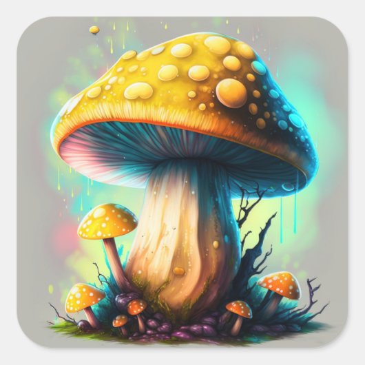 Guessowii Amanita Muscaria Sticker (Voorkant)