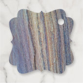 Guest Appreciance Rustic Woodgrain Dank je Bedankjes Labels (Achterkant)