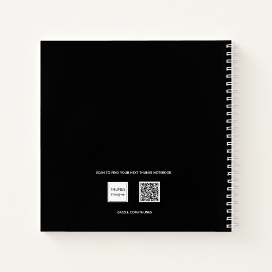 Guest book afstuderen zwarte goudnaam elegant notitieboek (Achterkant)