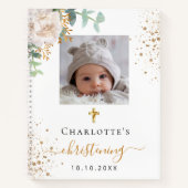 Guest book christening fotomeisje notitieboek (Voorkant)