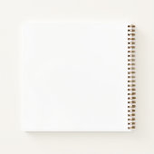 Guest book Confirmation bow ivory white pearls Notitieboek (Achterkant)