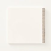 Guest book Confirmation lavender bow cream Notitieboek (Achterkant)