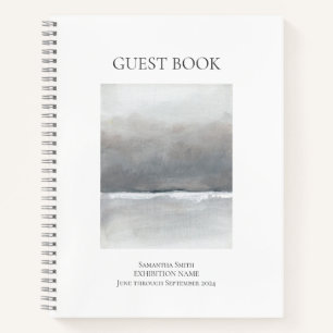 Guest Book Custom Art Show Exhibition Notitieboek