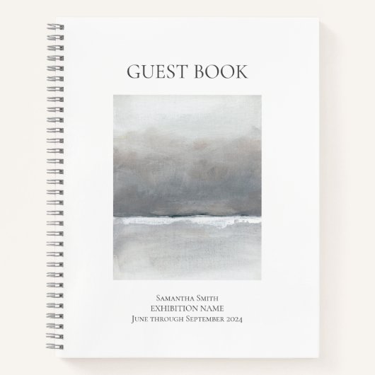 Guest Book Custom Art Show Exhibition Notitieboek (Voorkant)