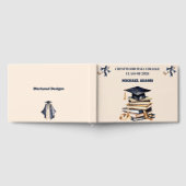 Guest Book-Custom Name & Class Year Keepsake Gastenboek (Volledig)