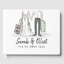 Guest Book Destination Wedding Suitcases
