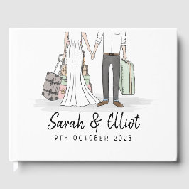 Guest Book Destination Wedding Suitcases Gastenboek
