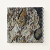 Guest Book Driftwood Grain Foto Rustic Woodgrain Notitieboek (Achterkant)