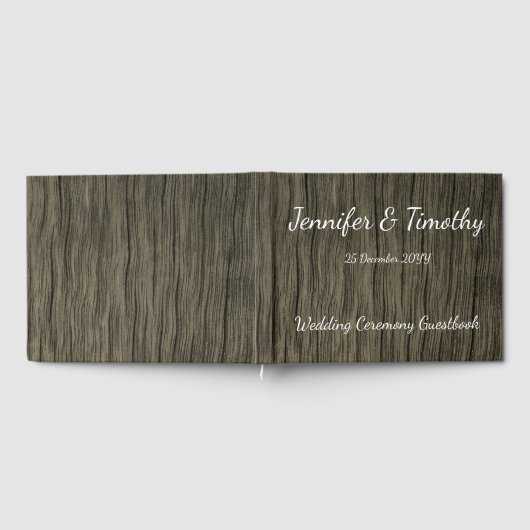 Guest Book Elegant and Rustic Marriage Gastenboek (Volledig)