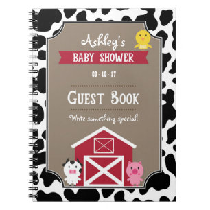 Guest Book - Farm Animals Notitieboek