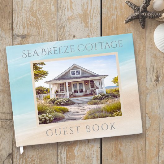 Guest Book for Beach House or Vacation Rental Gastenboek