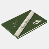 Guest Book for Hunter Green Wedding Gastenboek (Hoek)