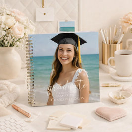 Guest book graduation photo script  notitieboek