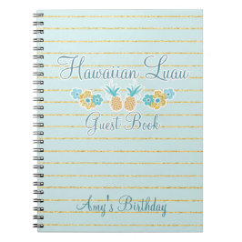 Guest Book Hawaiian Luau Notitieboek