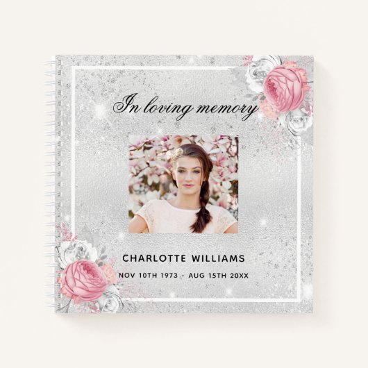 Guest book memorial Silpleorfoto Notitieboek (Voorkant)