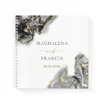 Guest Book met zwarte inkt