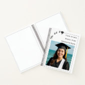 Guest book modern photo Graduation Party Notitieboek (Binnen)