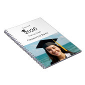 Guest Book Photo Modern Graduation Party Notitieboek (Rechterzijde)