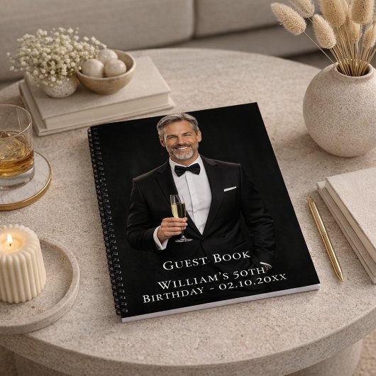 Guest book photo script notitieboek